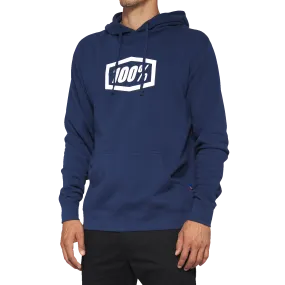 100% Icon Pullover Hoodie - Navy - Large 20029-00027