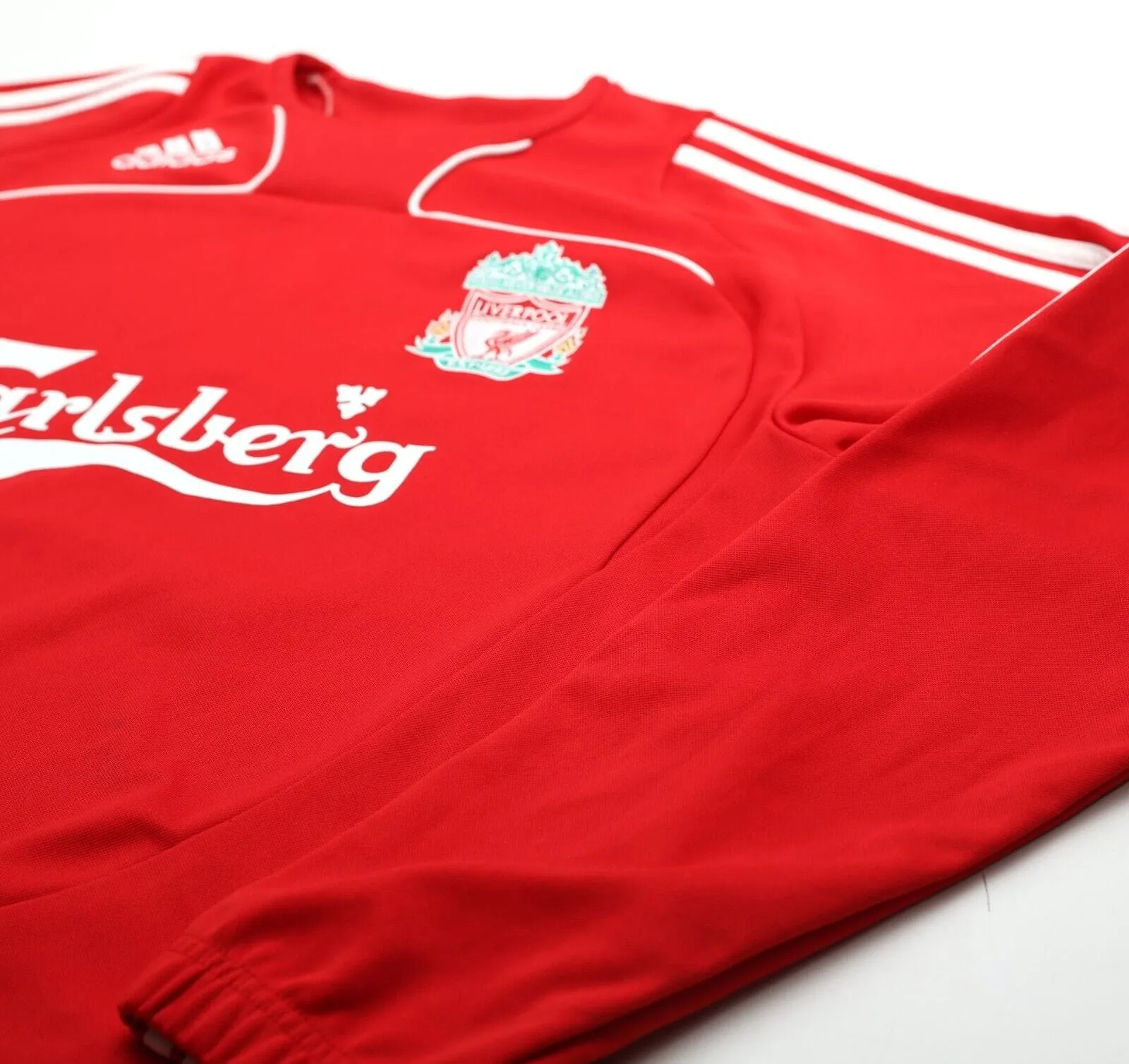 2008/09 Liverpool adidas Climawarm Football Sweatshirt Training Top (M) 38/40