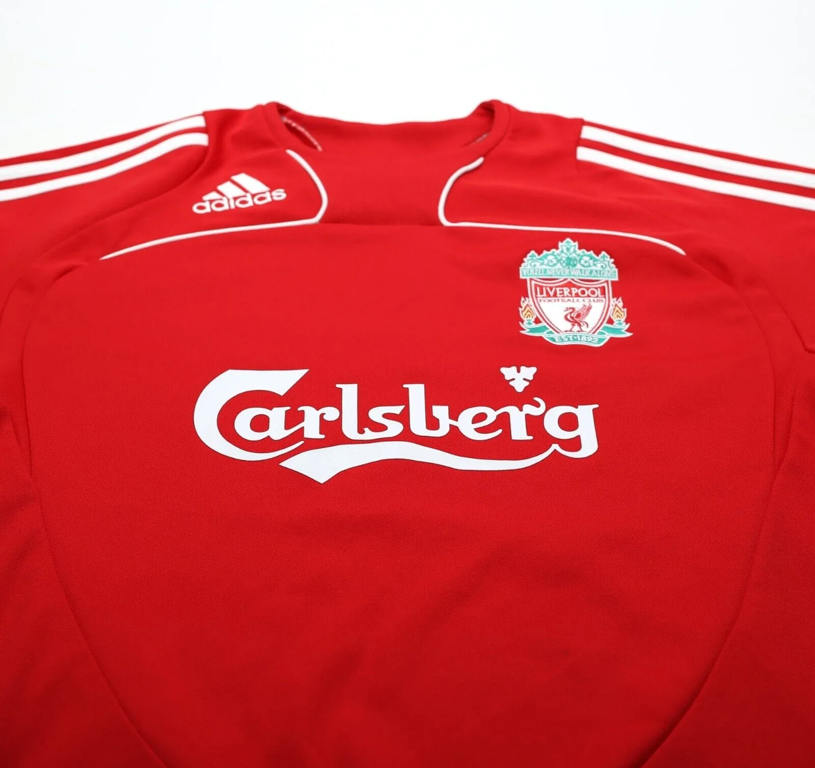 2008/09 Liverpool adidas Climawarm Football Sweatshirt Training Top (M) 38/40