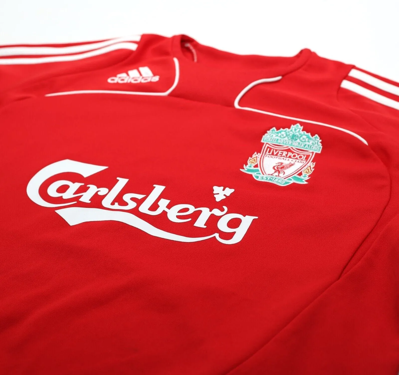 2008/09 Liverpool adidas Climawarm Football Sweatshirt Training Top (M) 38/40