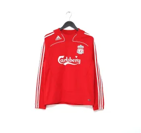 2008/09 Liverpool adidas Climawarm Football Sweatshirt Training Top (M) 38/40