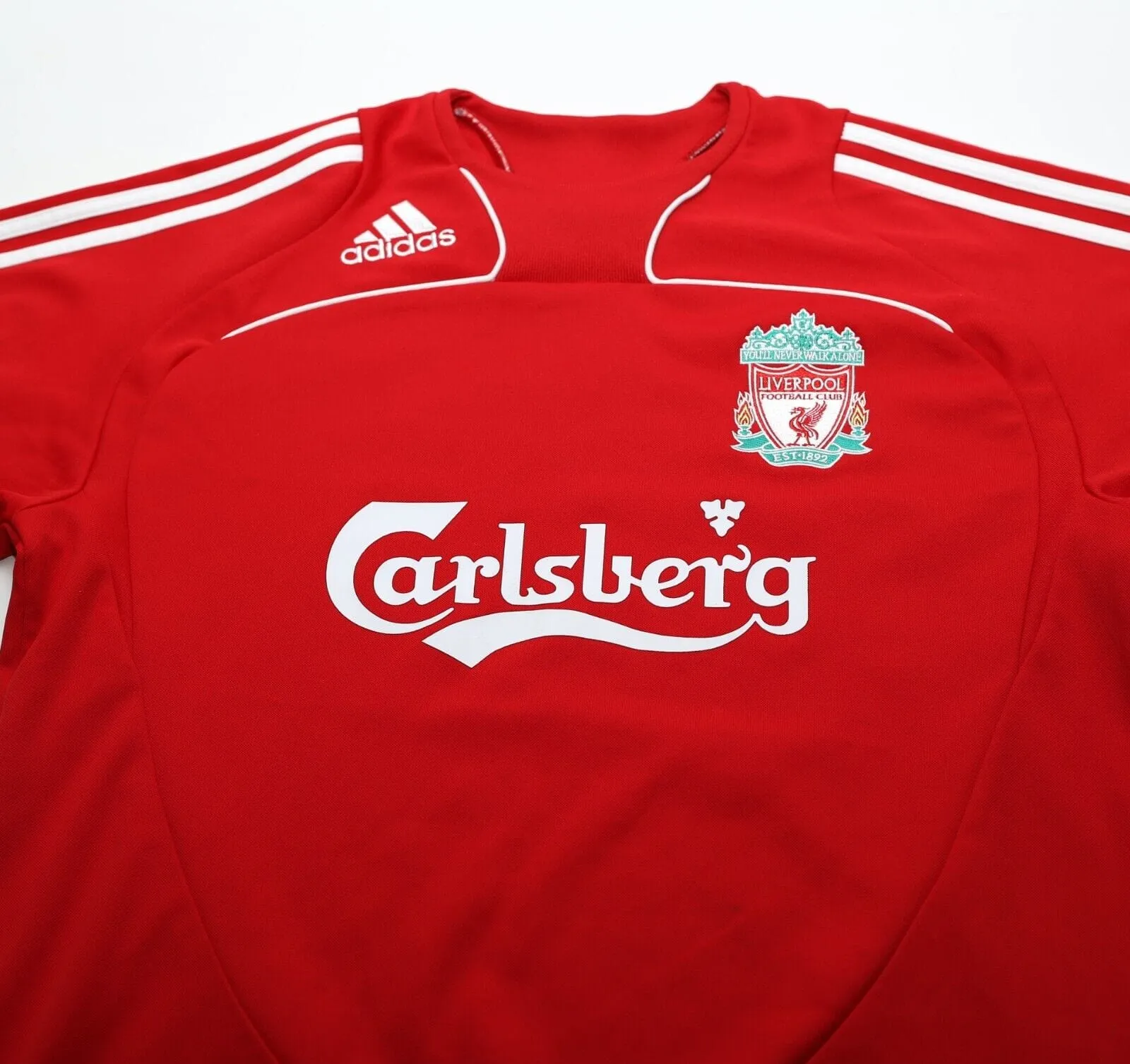 2008/09 Liverpool adidas Climawarm Football Sweatshirt Training Top (M) 38/40