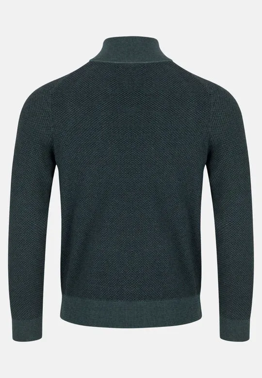 6th Sense Stanley Half Zip Sweater - Balsam