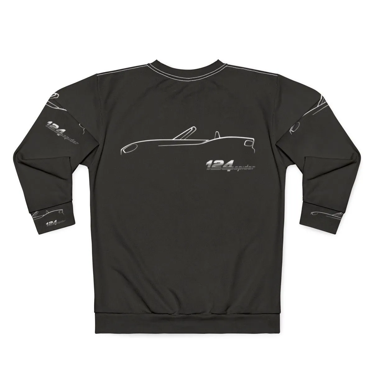 Abarth 124 Spider Profile Sweatshirt - Automotive Sports Car Gear