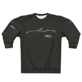 Abarth 124 Spider Profile Sweatshirt - Automotive Sports Car Gear