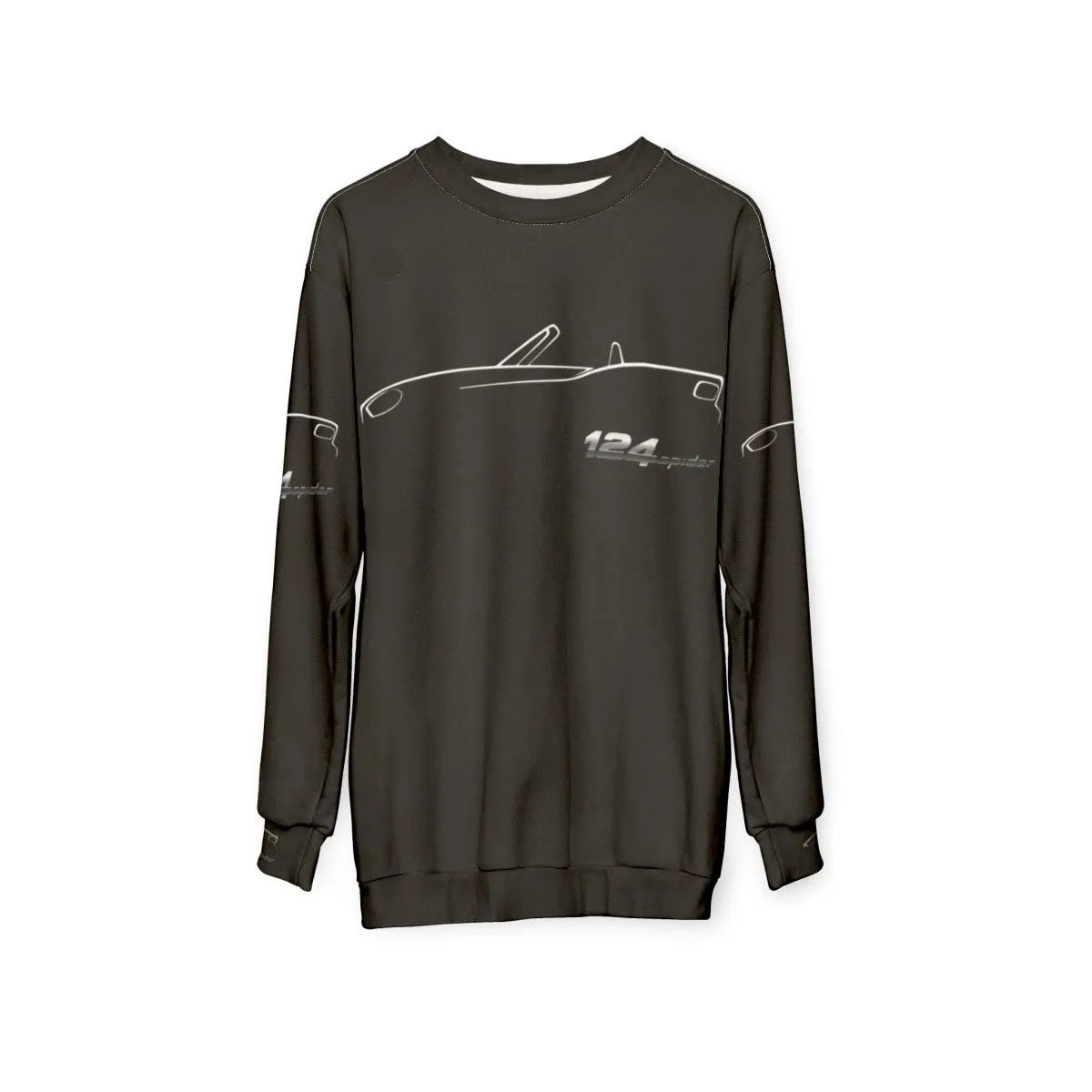 Abarth 124 Spider Profile Sweatshirt - Automotive Sports Car Gear