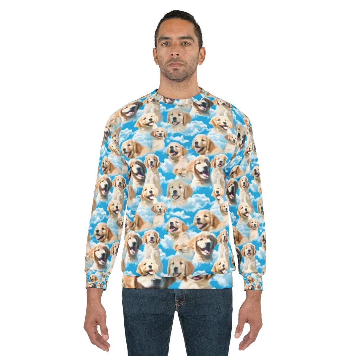 Adorable Golden Retriever Sweatshirt for Dog Lovers