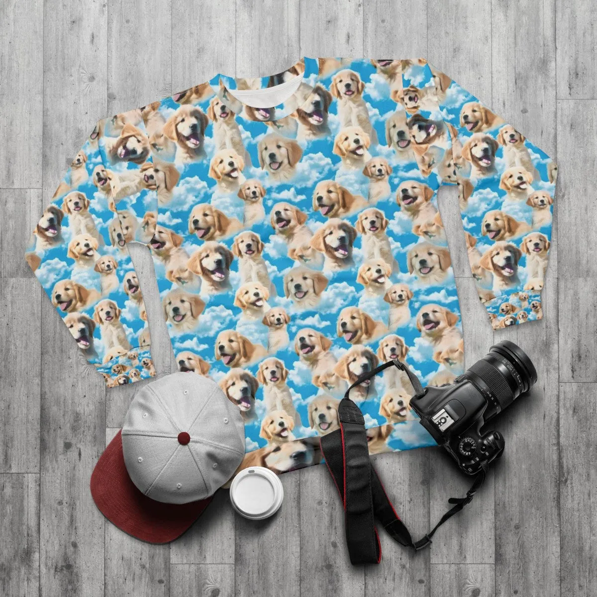 Adorable Golden Retriever Sweatshirt for Dog Lovers