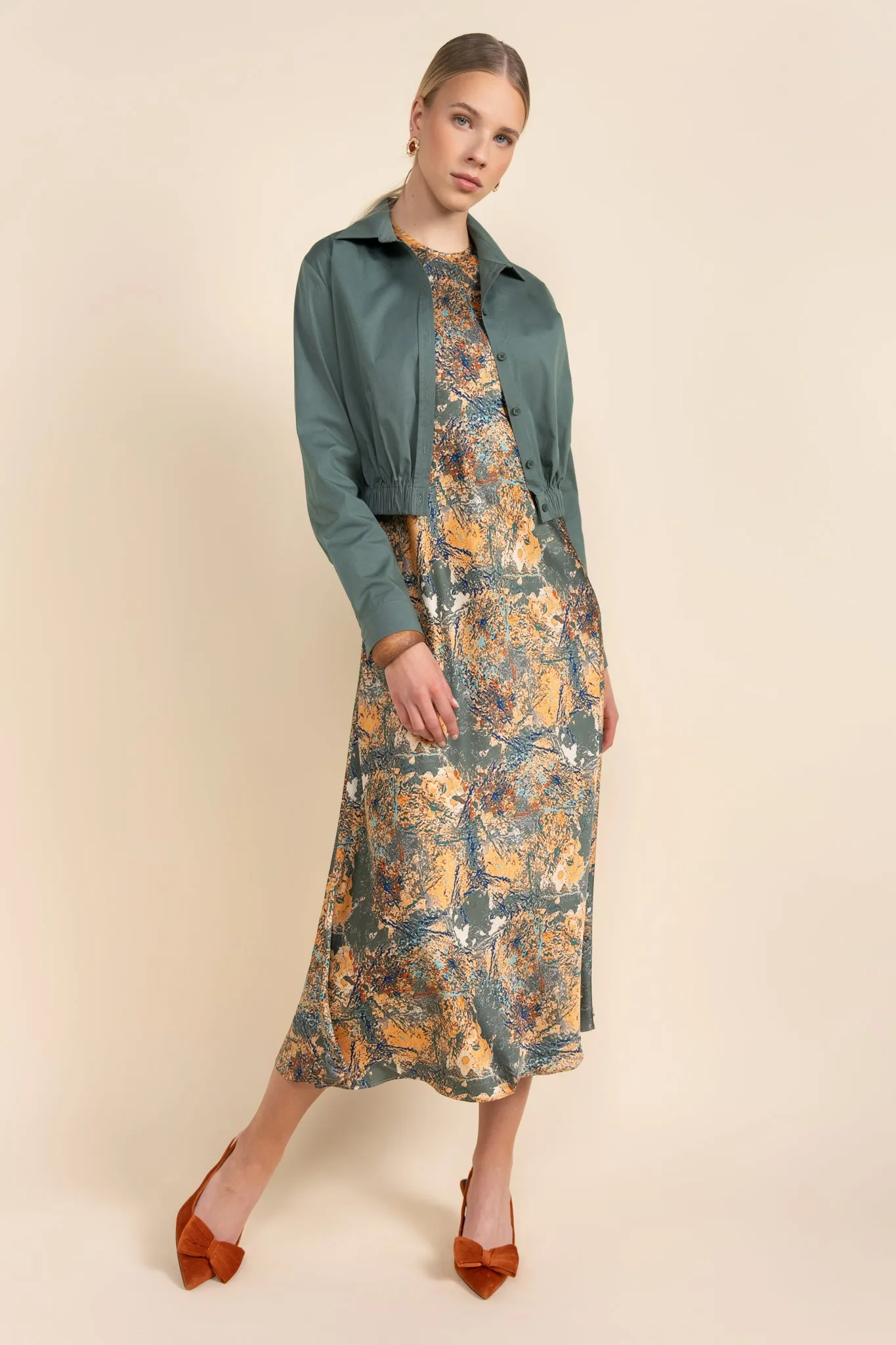 Apparalel Madison Dress Sage Mirage