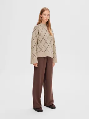 Aril High Neck Knit