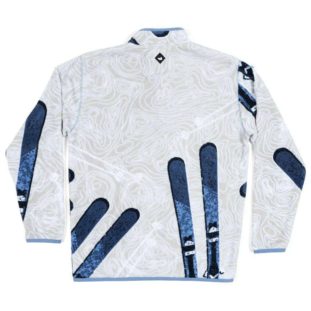 Aspen Backcountry Pullover in Gray & Navy by Southern Marsh
