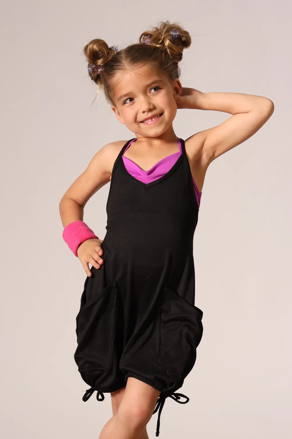 Baby Soft Short Romper - Black - FINAL SALE