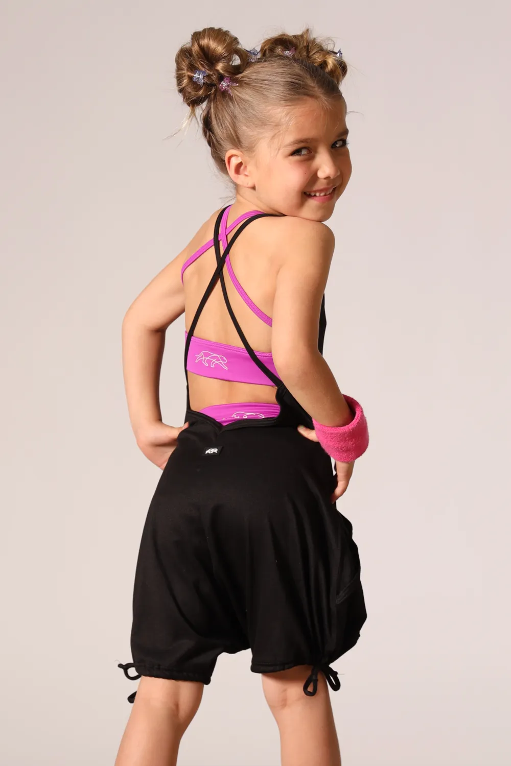 Baby Soft Short Romper - Black - FINAL SALE