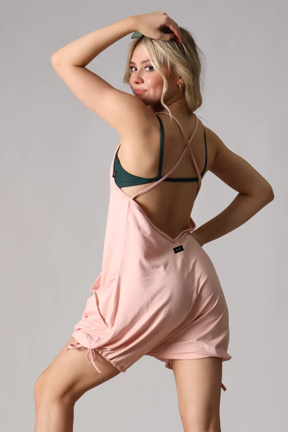 Baby Soft Short Romper - Carnation - FINAL SALE