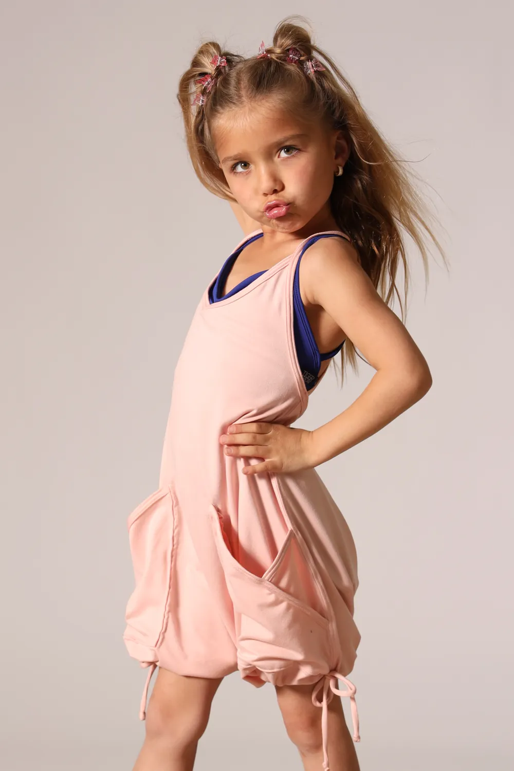 Baby Soft Short Romper - Carnation - FINAL SALE