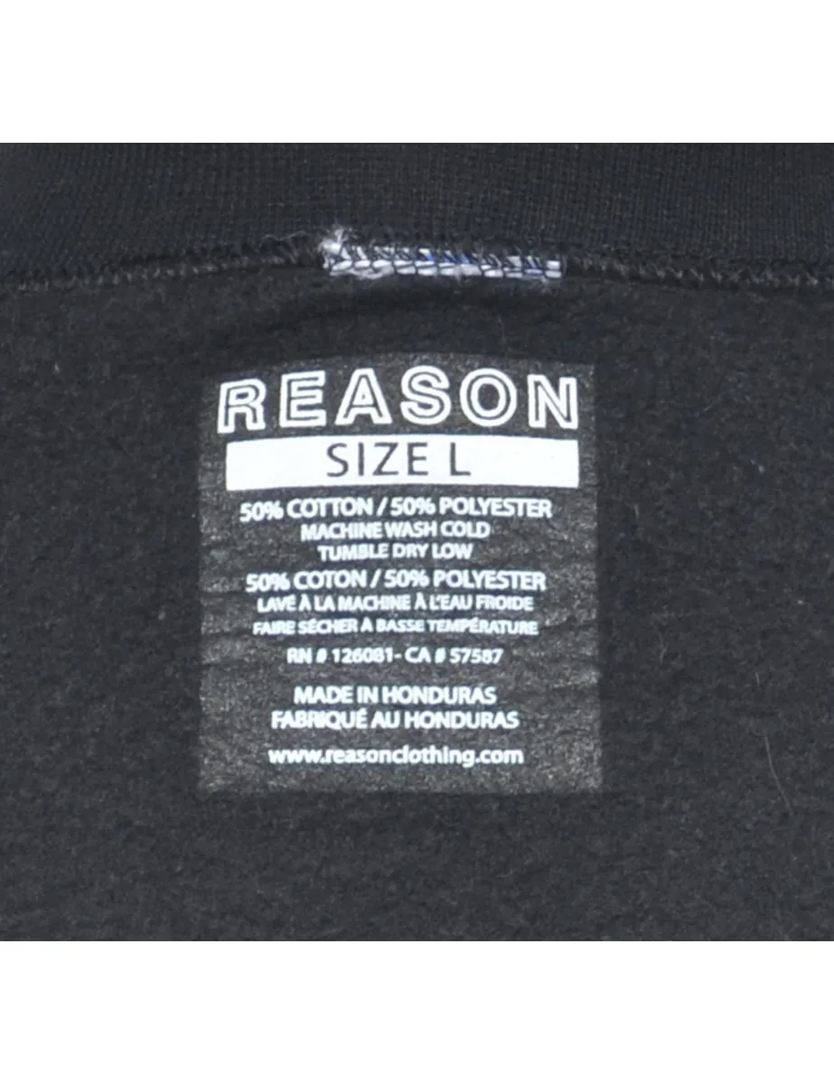 Black Ain't Got Nomani Printed Sweatshirt - L
