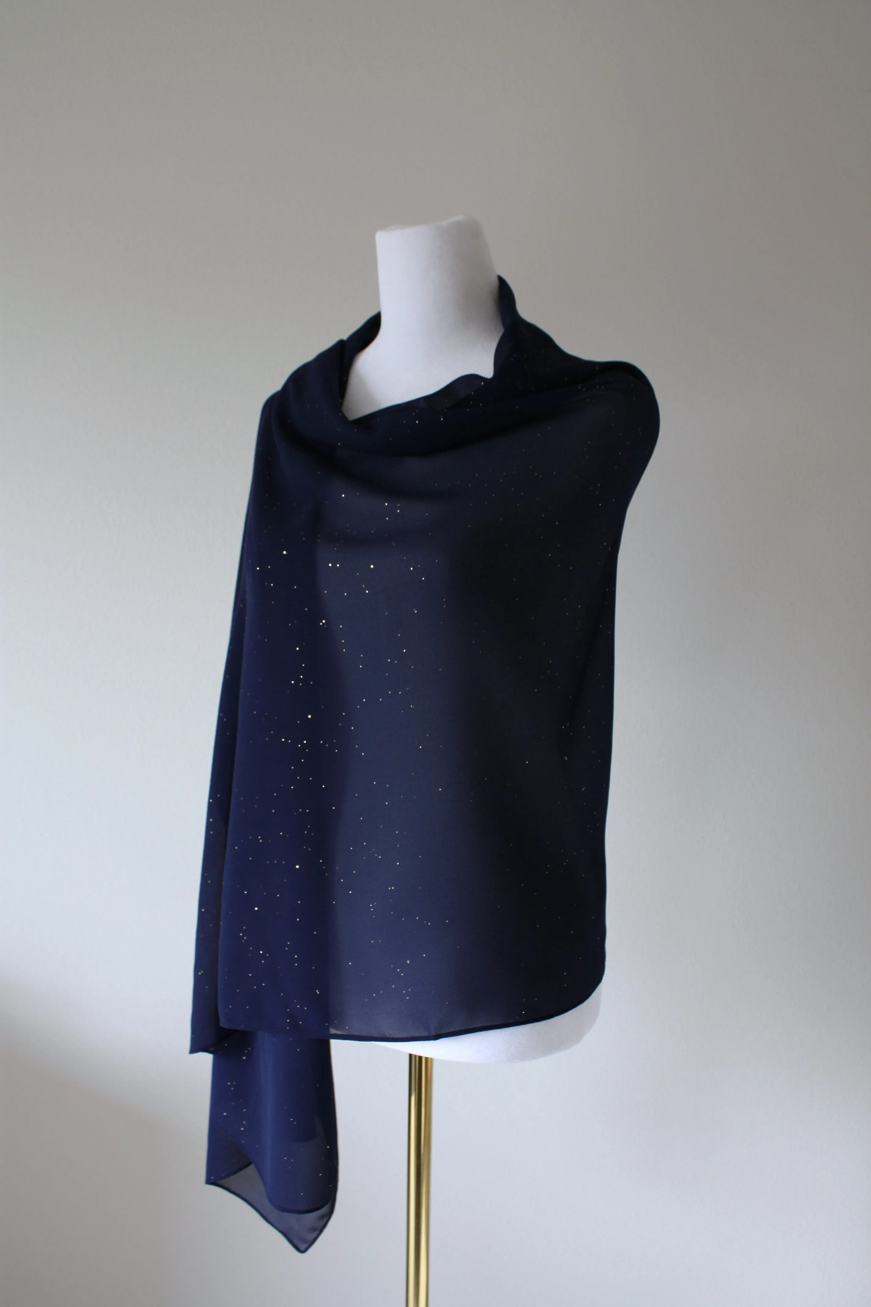 Black Sparkle Shawl