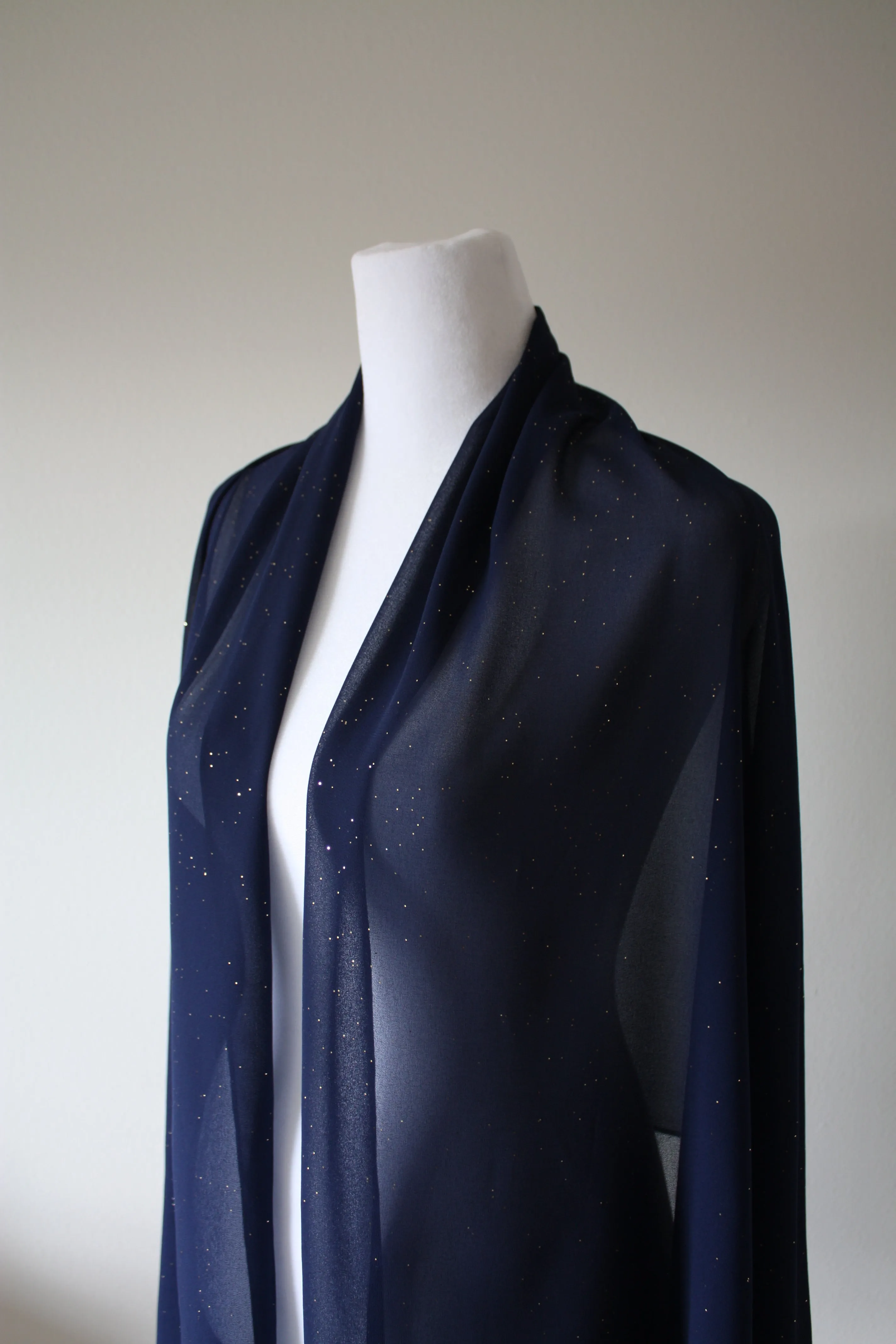 Black Sparkle Shawl