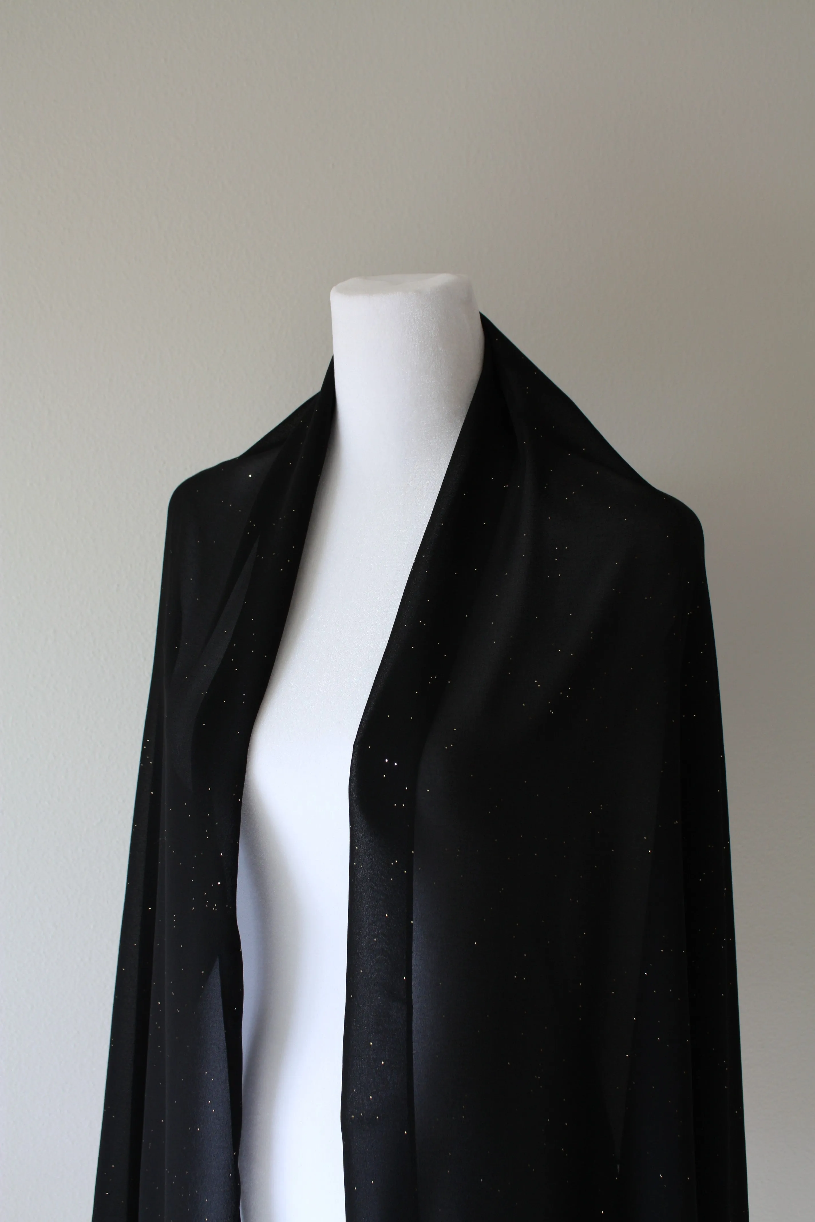 Black Sparkle Shawl