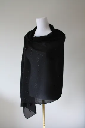 Black Sparkle Shawl