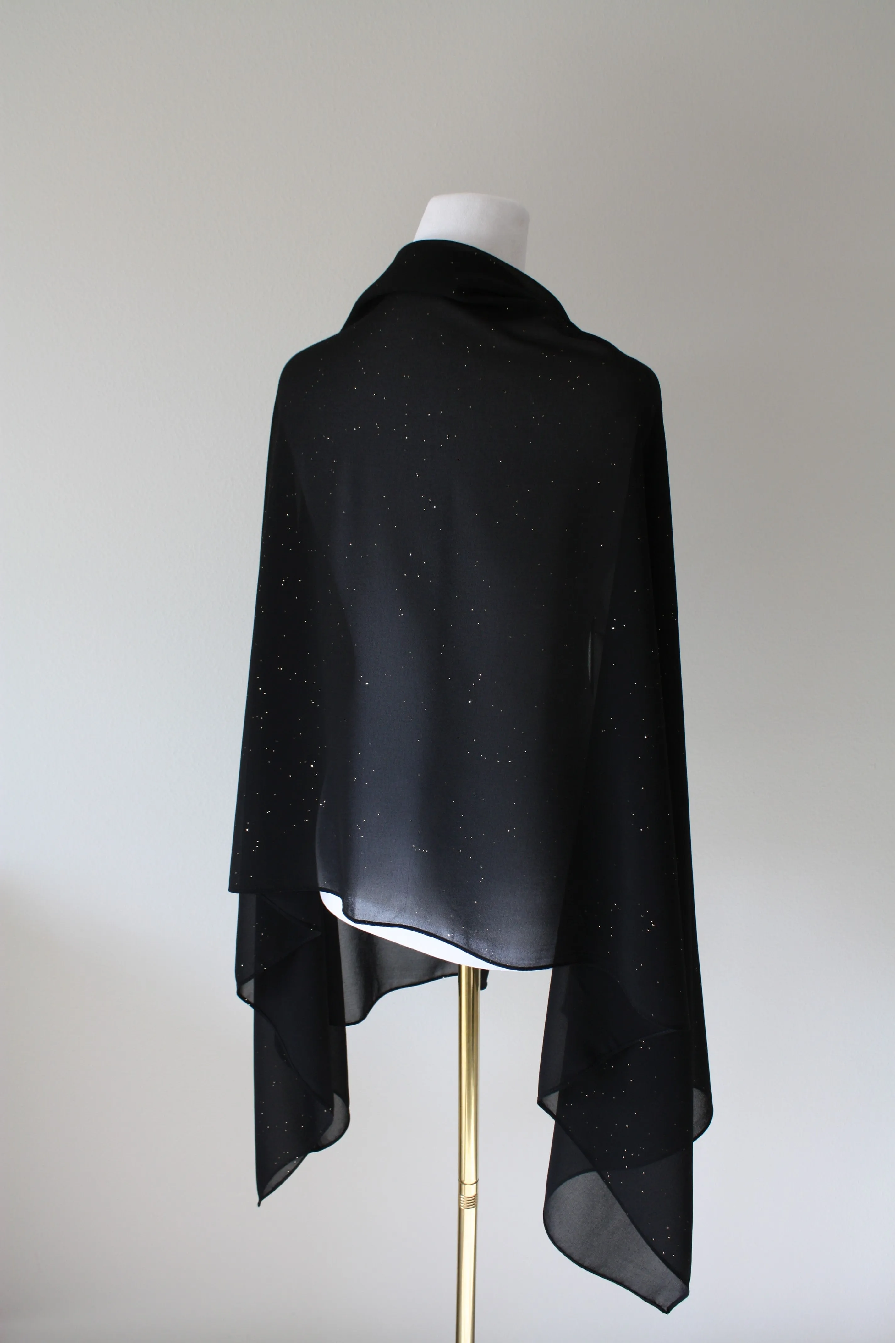 Black Sparkle Shawl