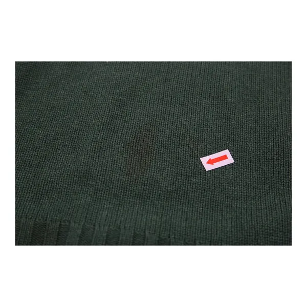 Blumarine V-neck Jumper - Small Green Wool Blend