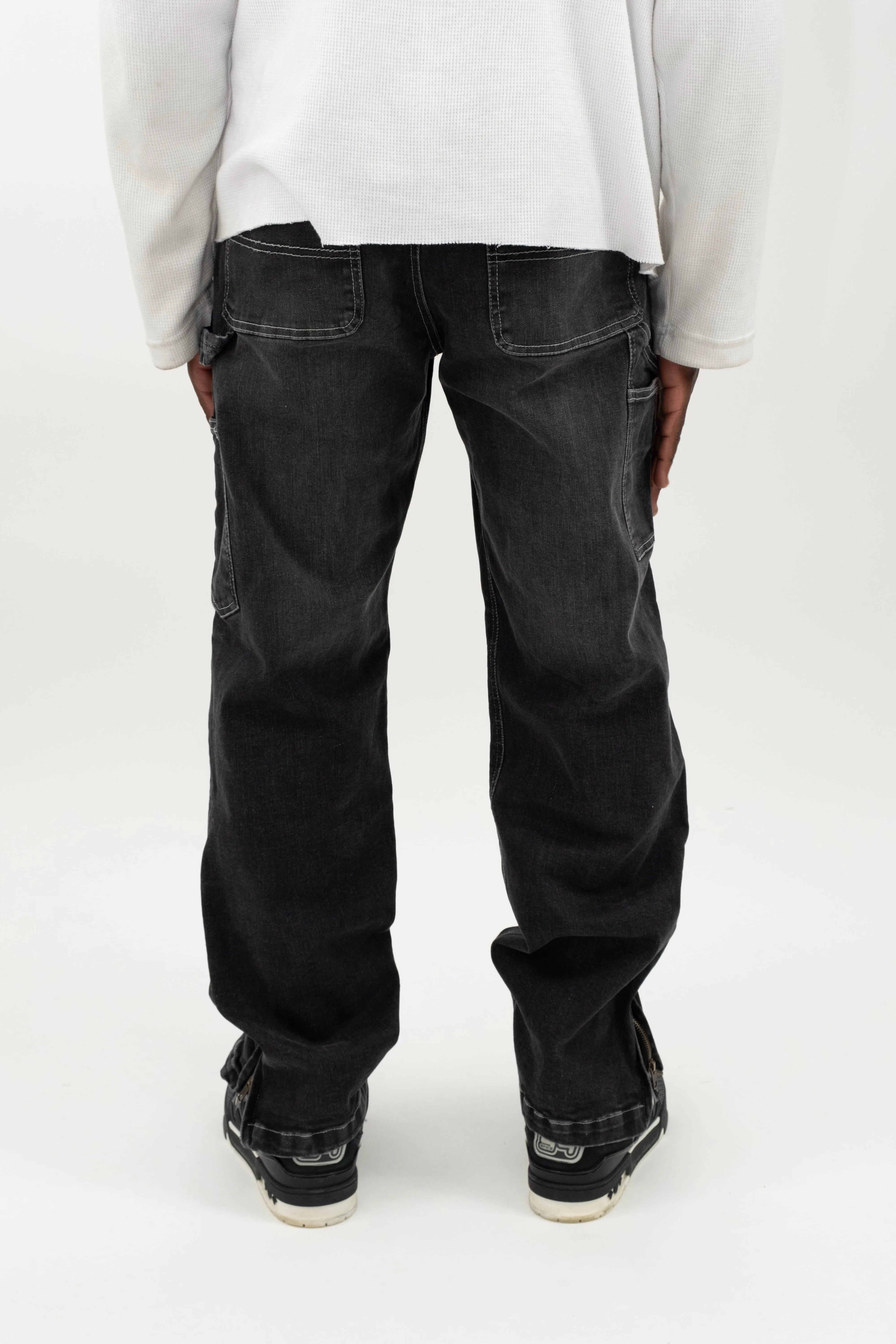 CARPENTER DENIM - WASHED GREY