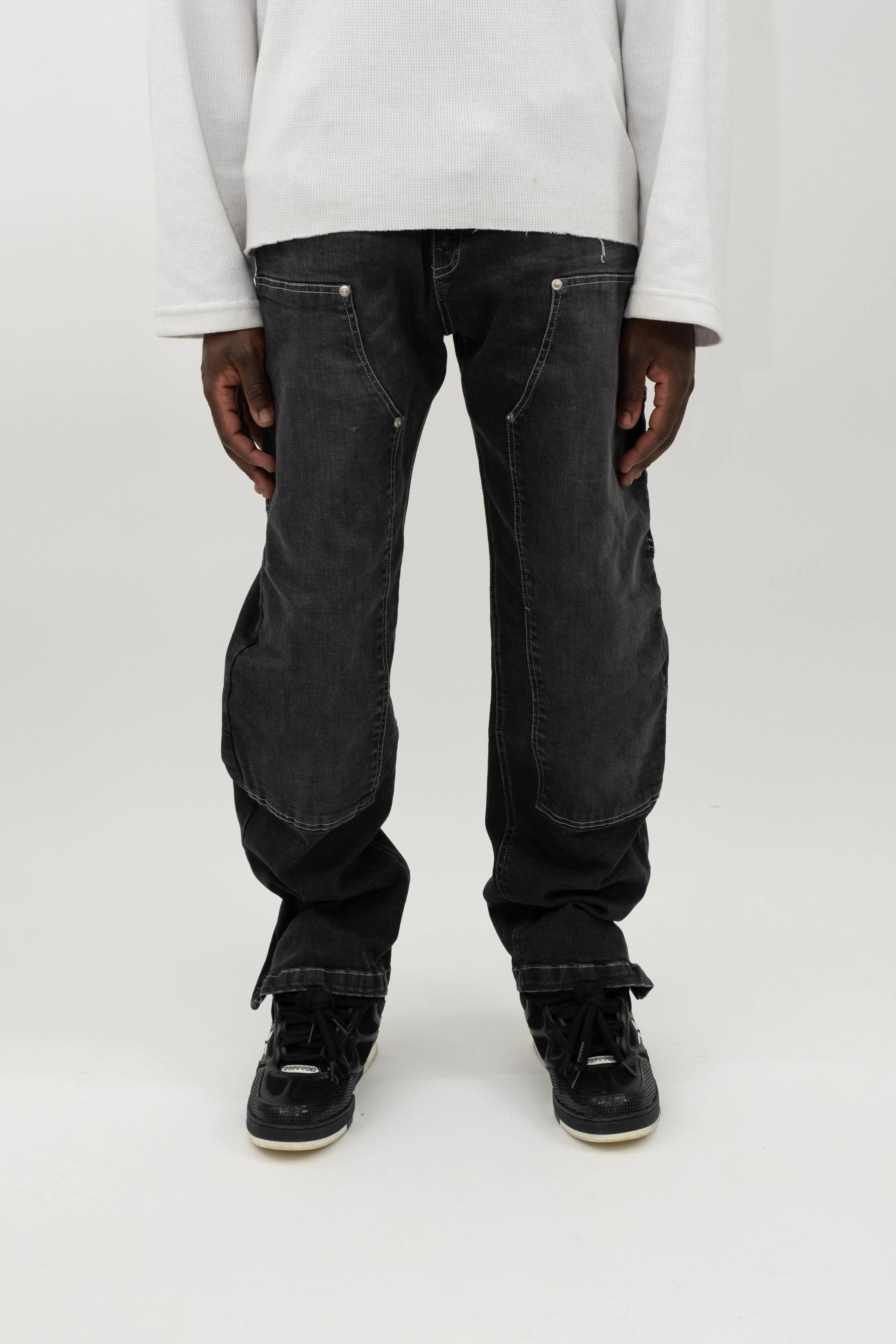 CARPENTER DENIM - WASHED GREY