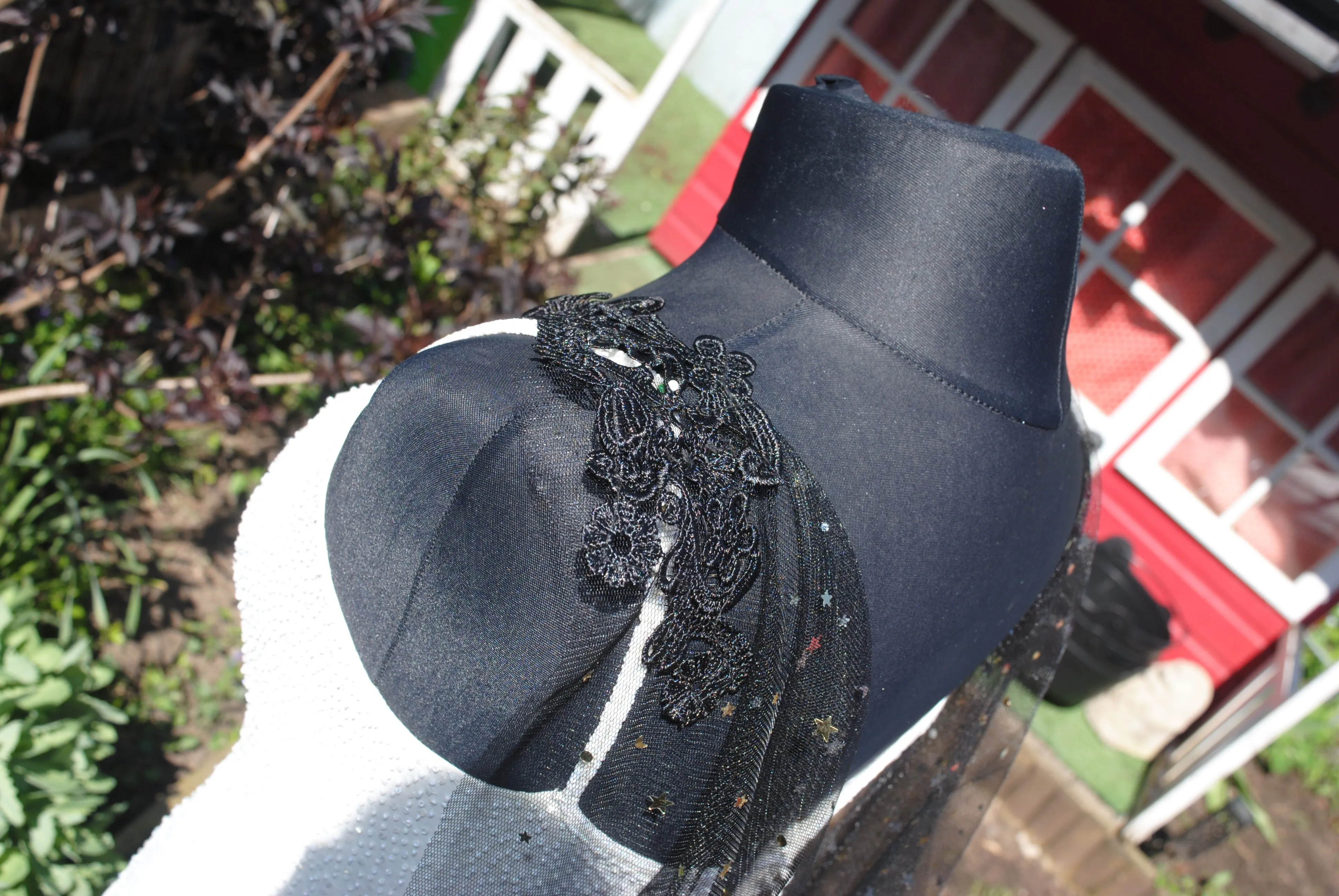 Celestial Wedding Cape | Black or Ivory, 200 - 400cm