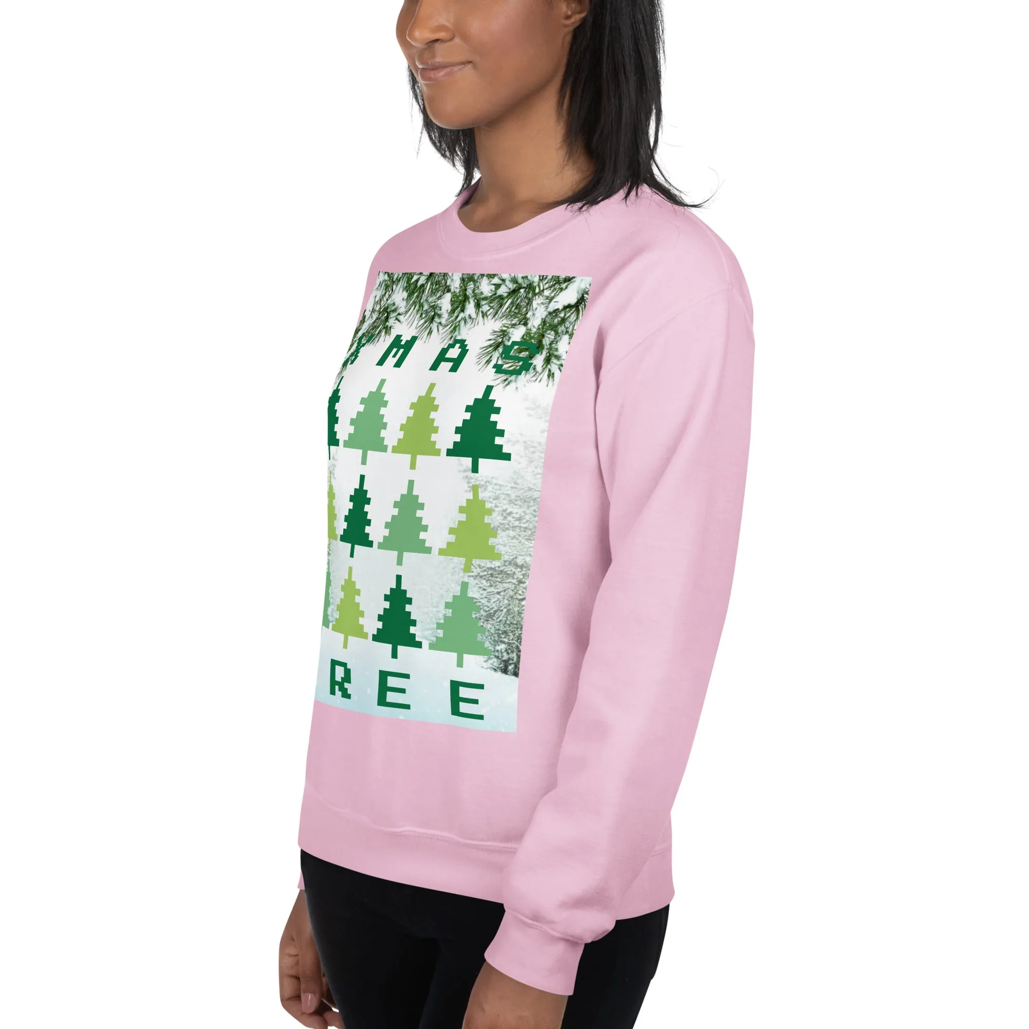 Christmas Tree Sweatshirt (Glamourange Christmas Sweatshirt Womens)