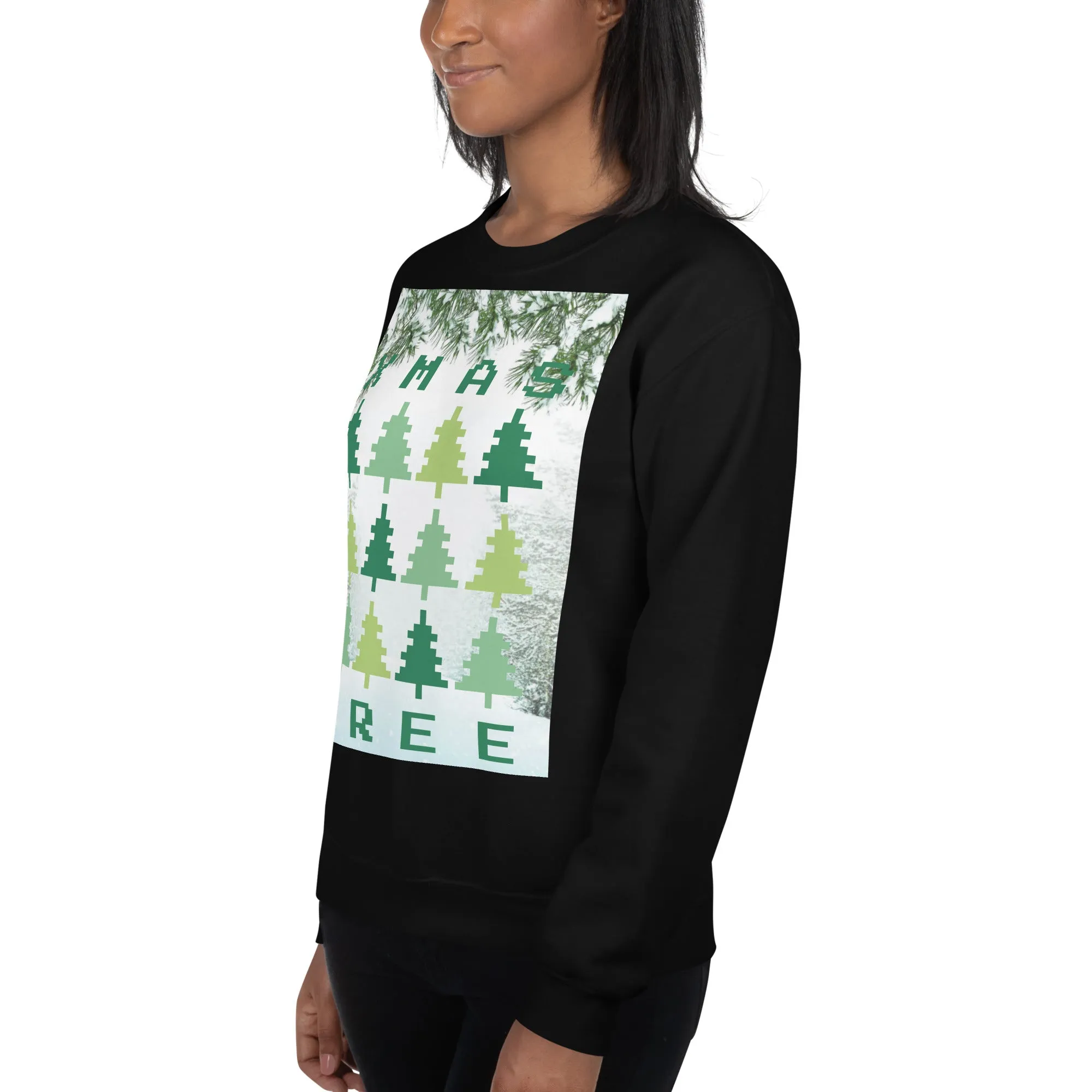 Christmas Tree Sweatshirt (Glamourange Christmas Sweatshirt Womens)