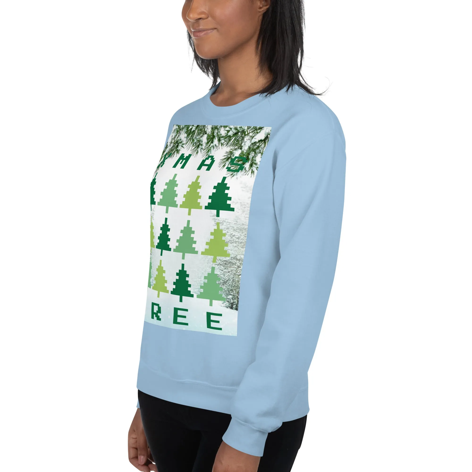 Christmas Tree Sweatshirt (Glamourange Christmas Sweatshirt Womens)
