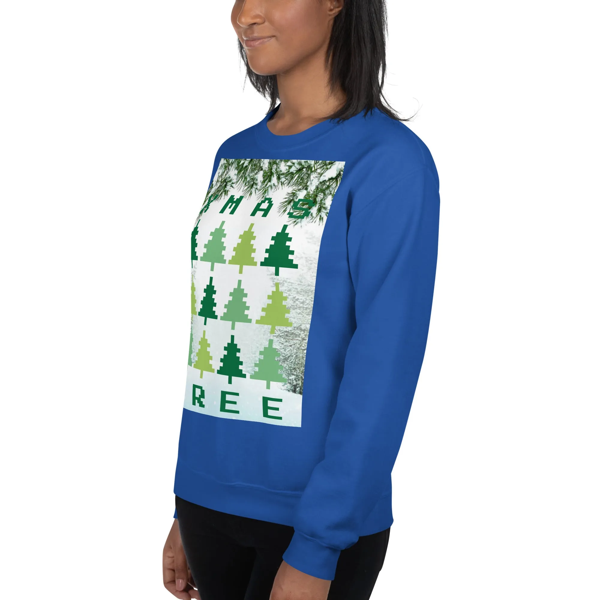 Christmas Tree Sweatshirt (Glamourange Christmas Sweatshirt Womens)