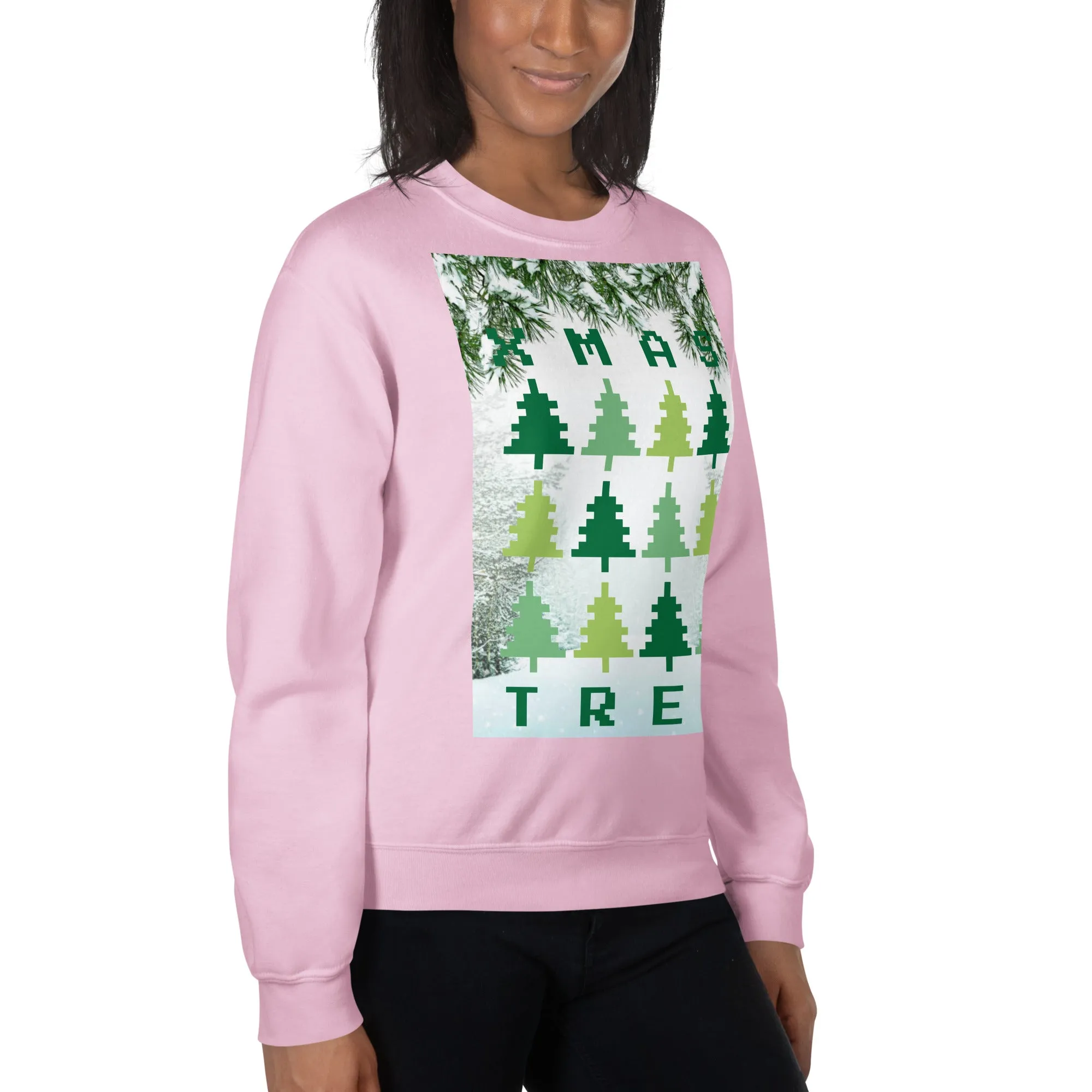Christmas Tree Sweatshirt (Glamourange Christmas Sweatshirt Womens)