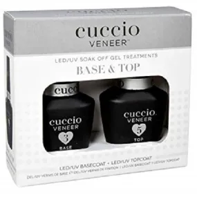 Cuccio Colour Veneer - Gel Polish Match Makers - Base and Top Coat DUO 0.43oz