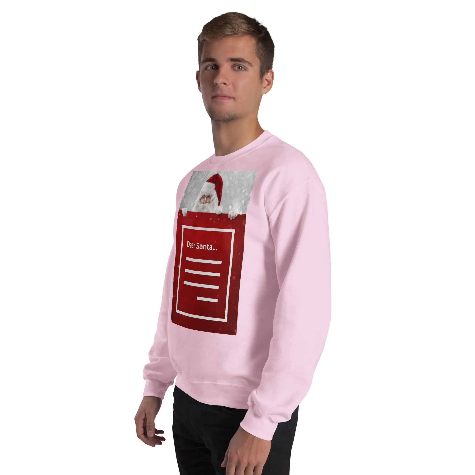 Dear Santa Christmas Sweatshirt (Glamourange Christmas Sweatshirt Men)
