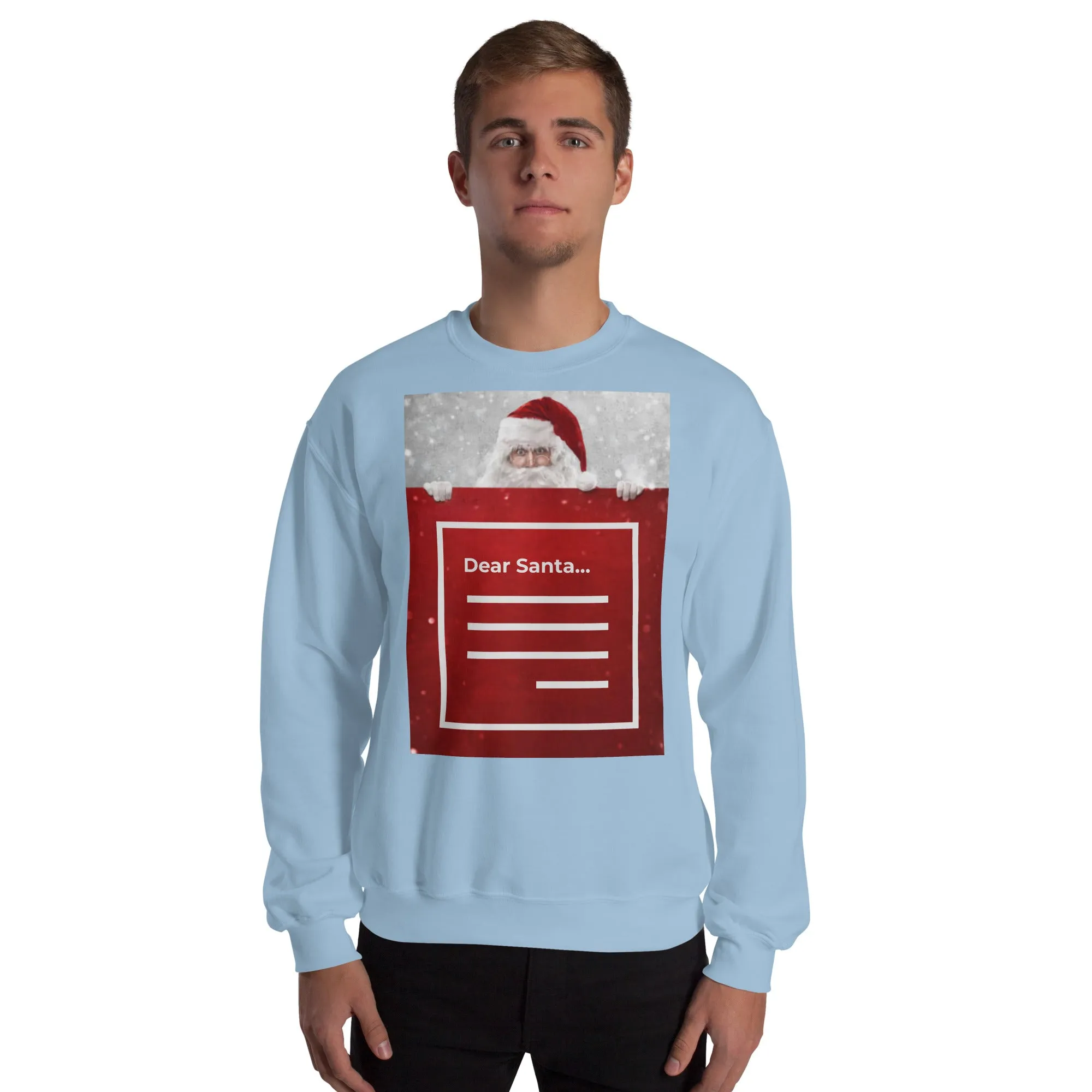 Dear Santa Christmas Sweatshirt (Glamourange Christmas Sweatshirt Men)