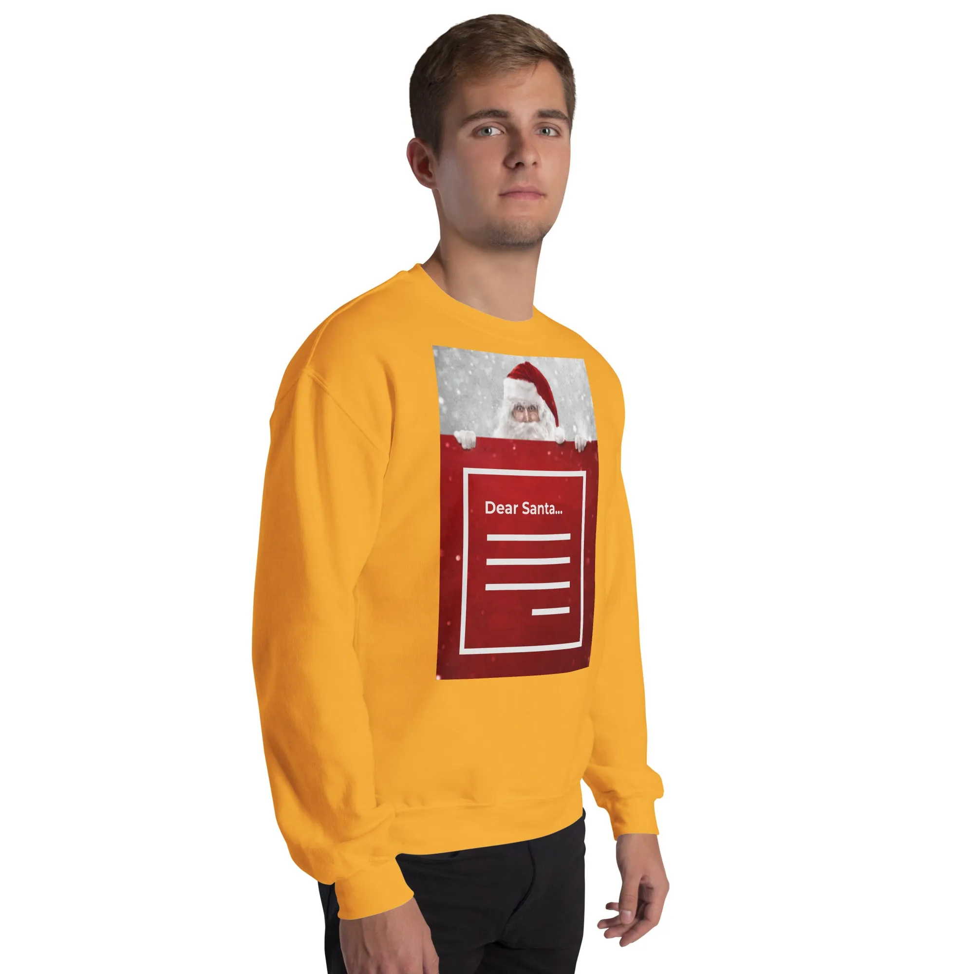 Dear Santa Christmas Sweatshirt (Glamourange Christmas Sweatshirt Men)