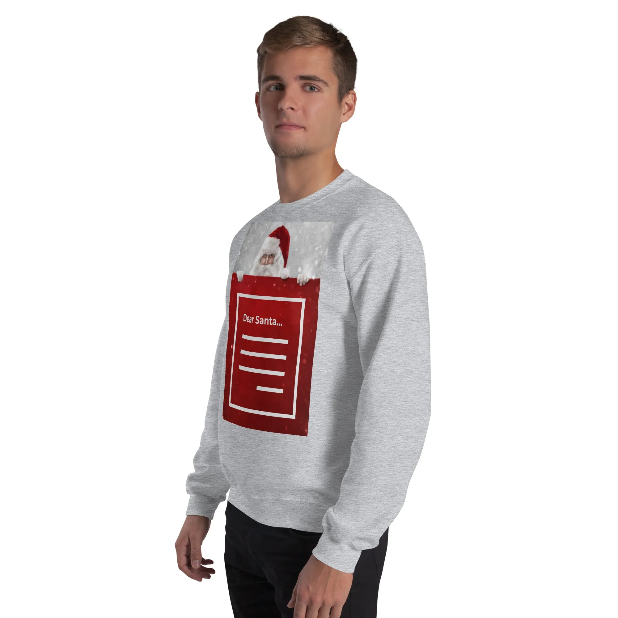 Dear Santa Christmas Sweatshirt (Glamourange Christmas Sweatshirt Men)