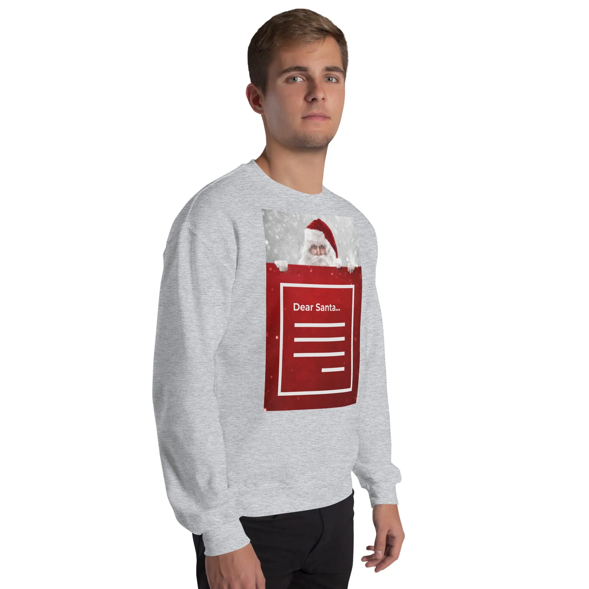 Dear Santa Christmas Sweatshirt (Glamourange Christmas Sweatshirt Men)