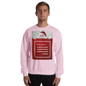 Dear Santa Christmas Sweatshirt (Glamourange Christmas Sweatshirt Men)