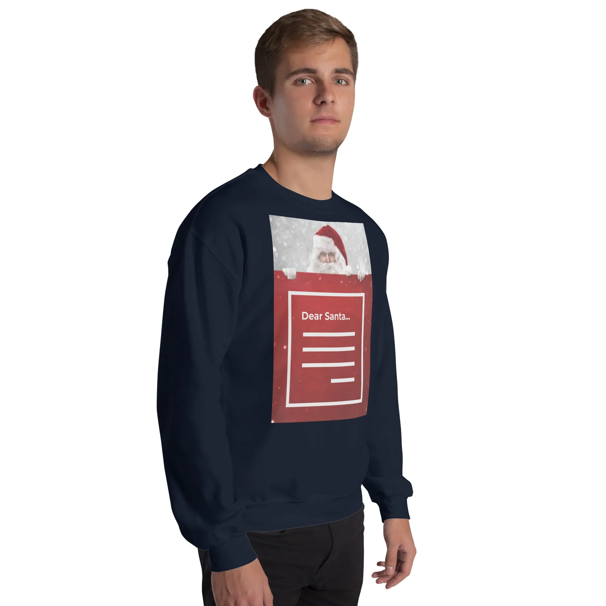 Dear Santa Christmas Sweatshirt (Glamourange Christmas Sweatshirt Men)