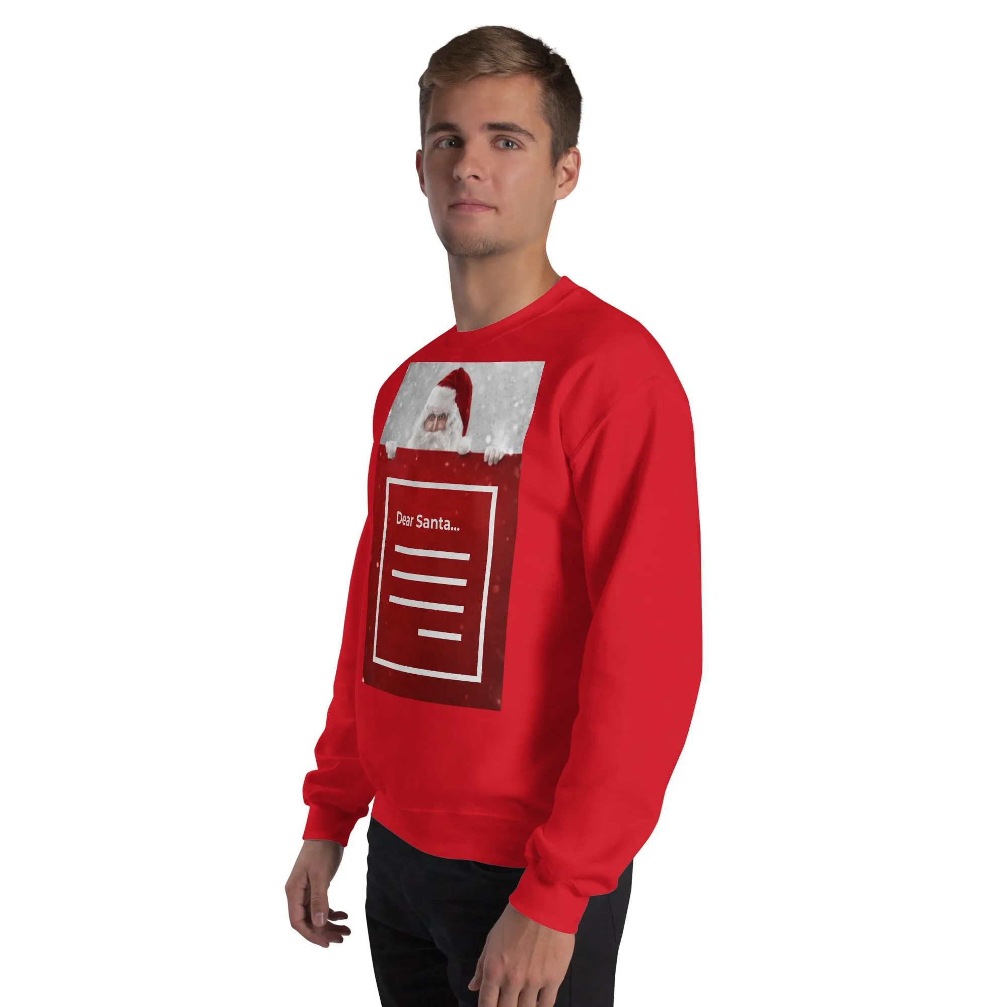 Dear Santa Christmas Sweatshirt (Glamourange Christmas Sweatshirt Men)