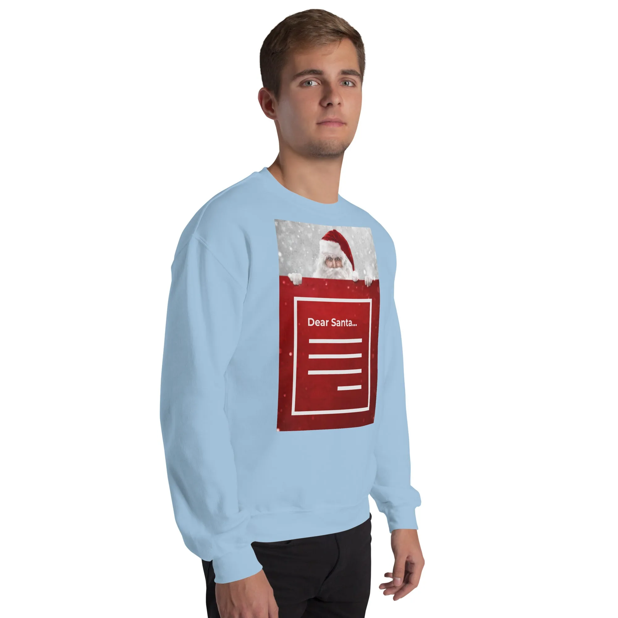 Dear Santa Christmas Sweatshirt (Glamourange Christmas Sweatshirt Men)