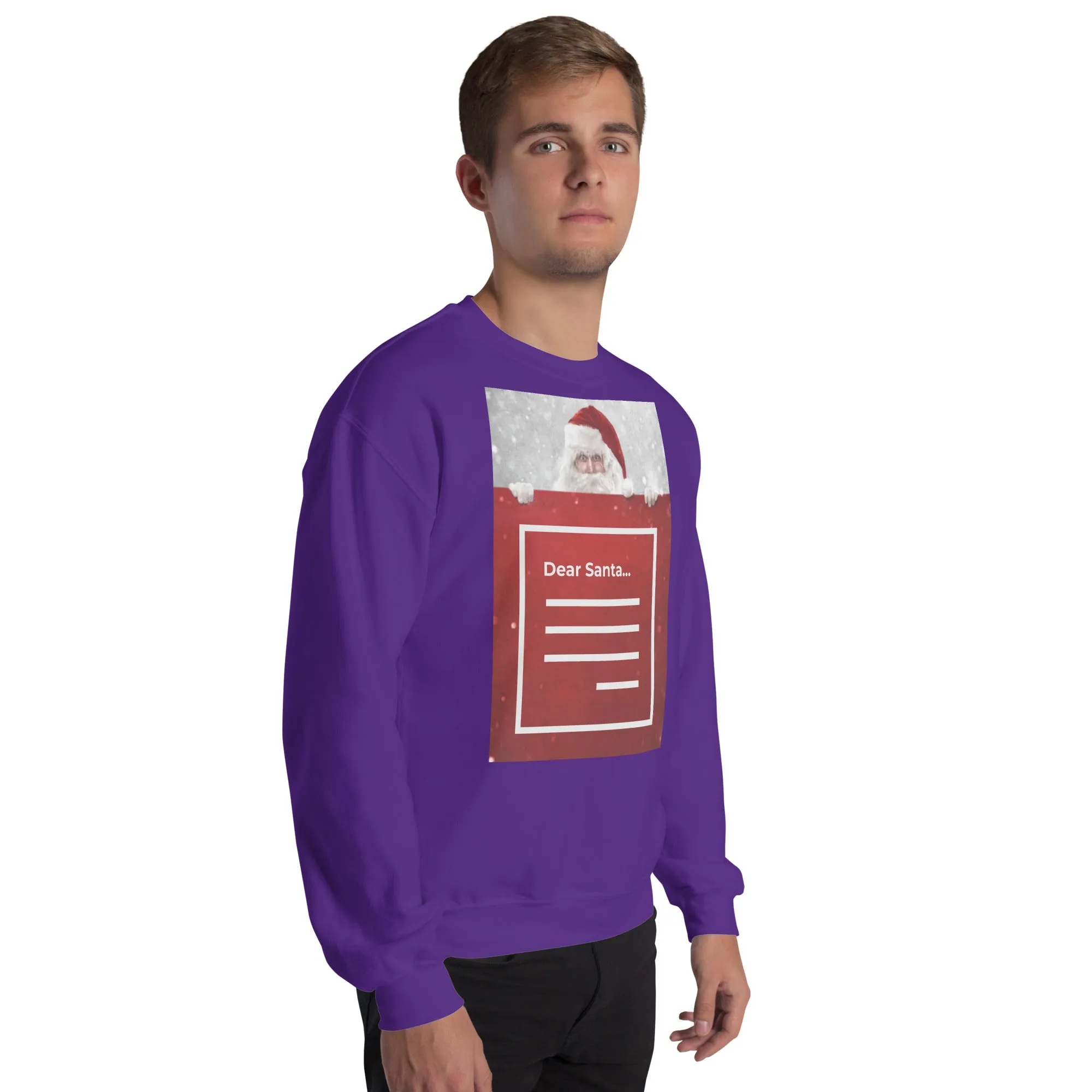 Dear Santa Christmas Sweatshirt (Glamourange Christmas Sweatshirt Men)