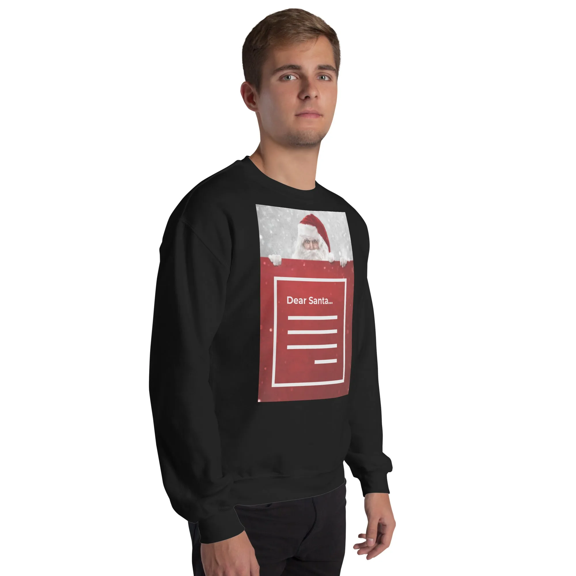 Dear Santa Christmas Sweatshirt (Glamourange Christmas Sweatshirt Men)