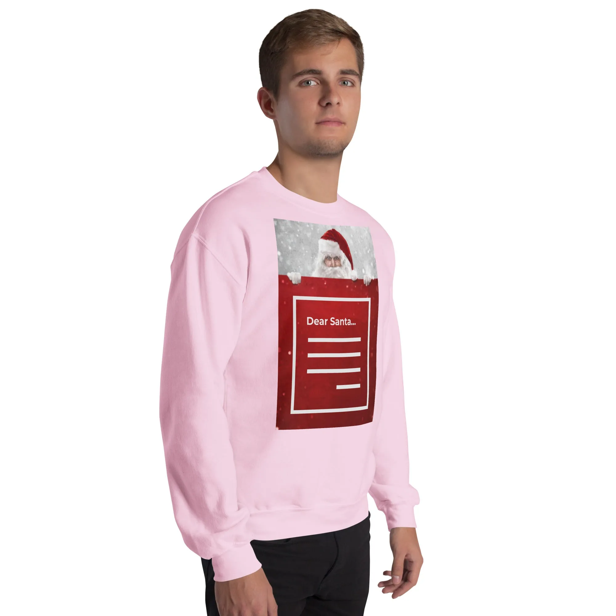Dear Santa Christmas Sweatshirt (Glamourange Christmas Sweatshirt Men)