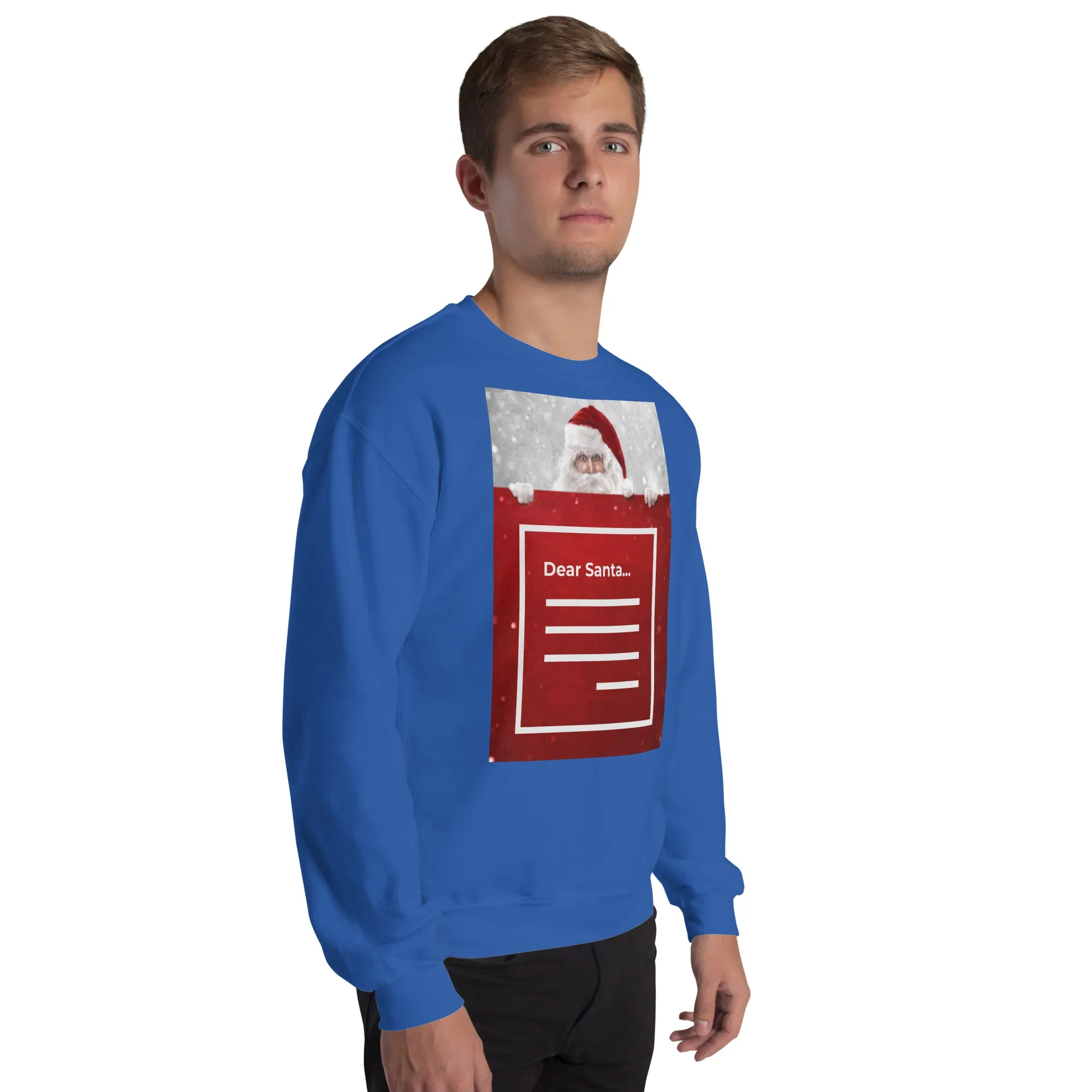Dear Santa Christmas Sweatshirt (Glamourange Christmas Sweatshirt Men)