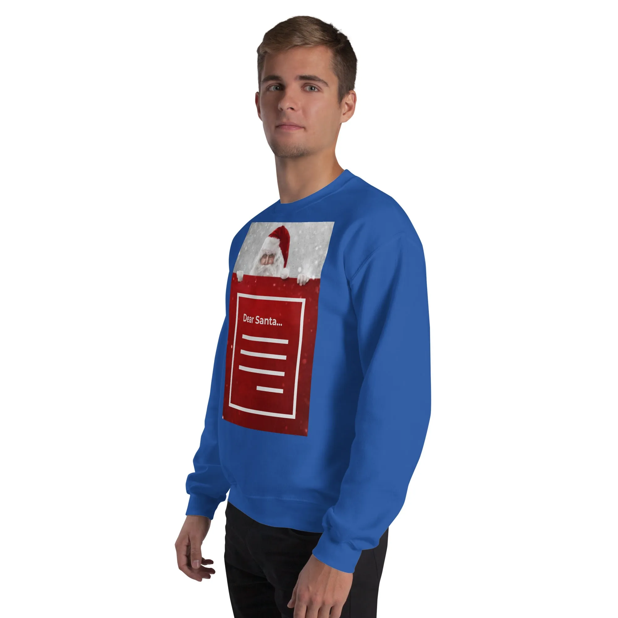 Dear Santa Christmas Sweatshirt (Glamourange Christmas Sweatshirt Men)