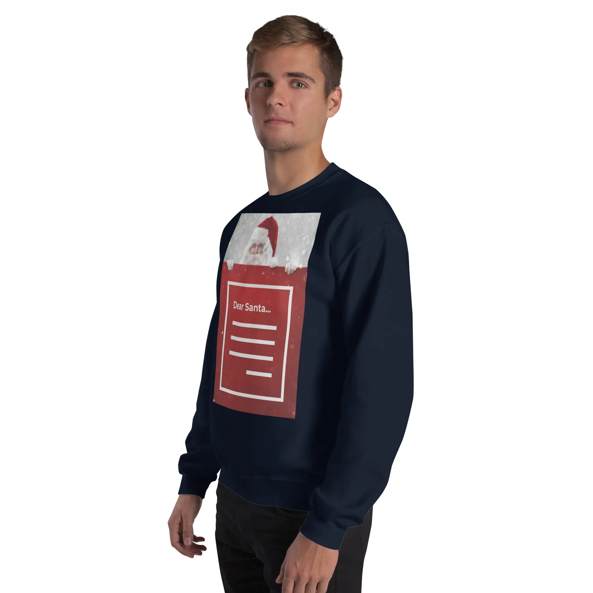 Dear Santa Christmas Sweatshirt (Glamourange Christmas Sweatshirt Men)